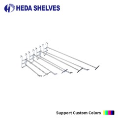 Customizable Metal Hooks for Shelving
