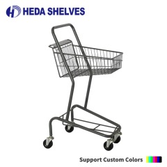 Two-Tier Retail Trolley for Convenience Stores