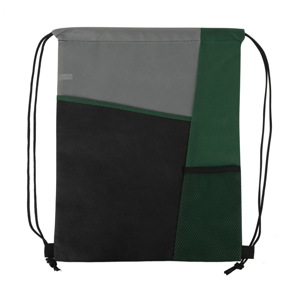 Three-Colored Drawstring Backpack
