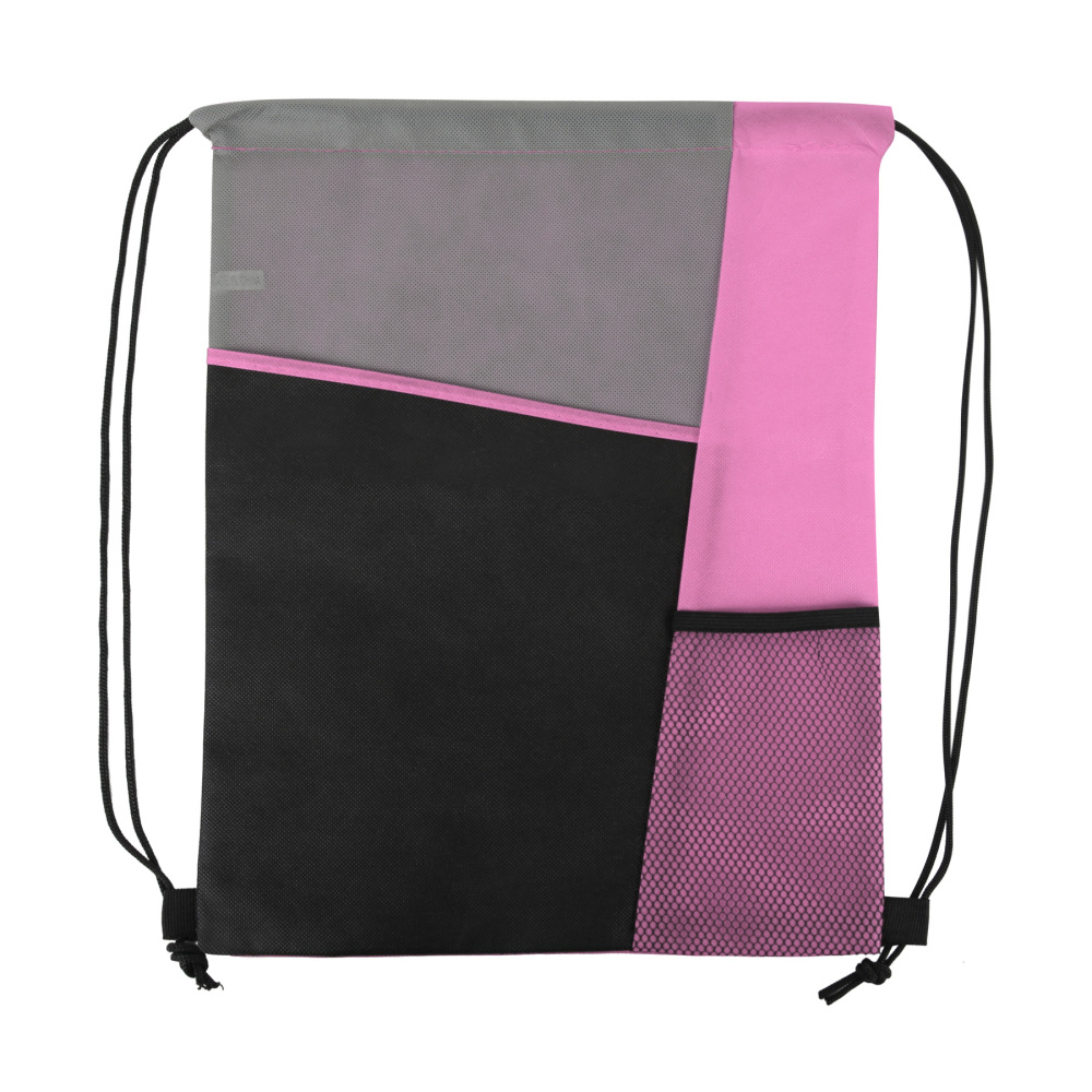 Three-Colored Drawstring Backpack