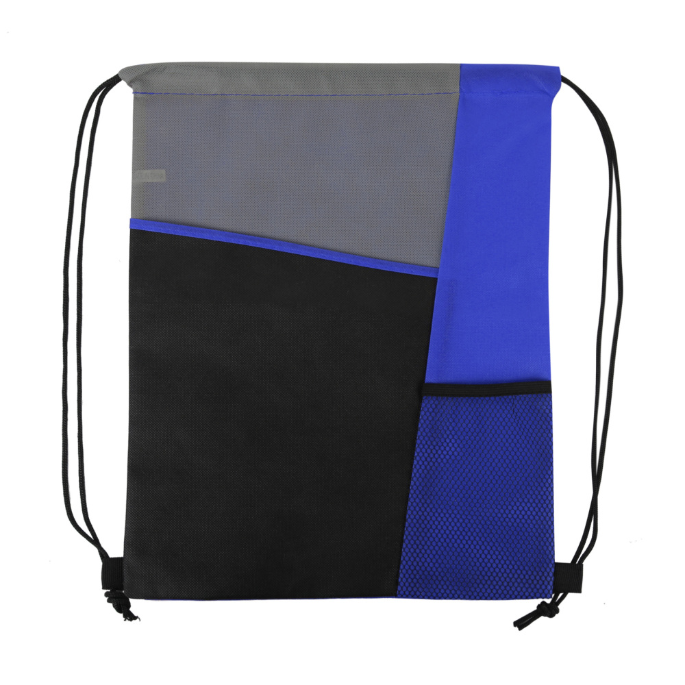 Three-Colored Drawstring Backpack