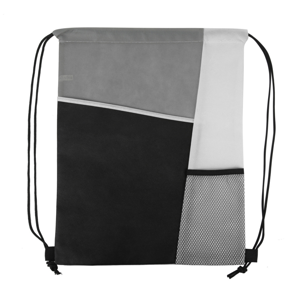 Three-Colored Drawstring Backpack