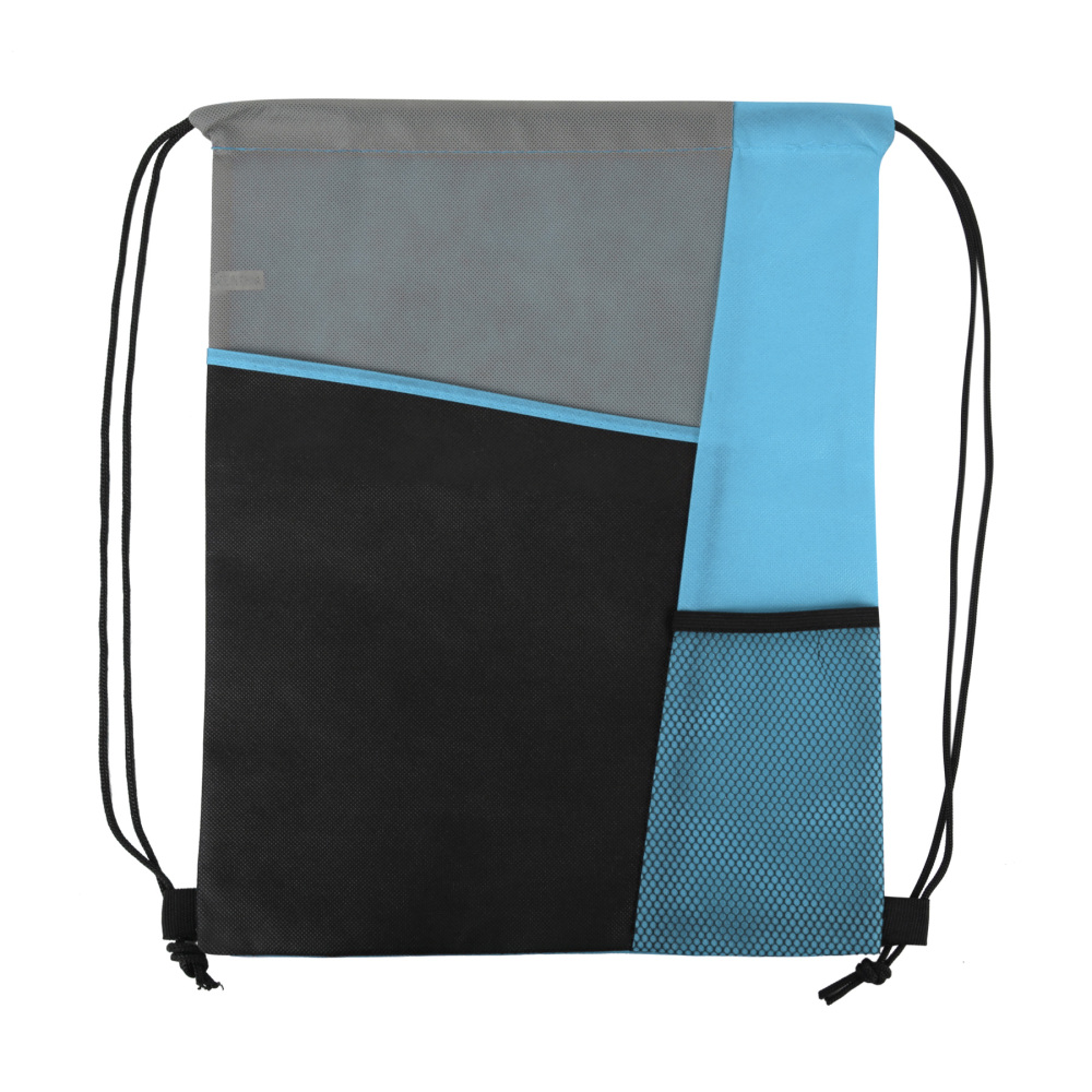 Three-Colored Drawstring Backpack