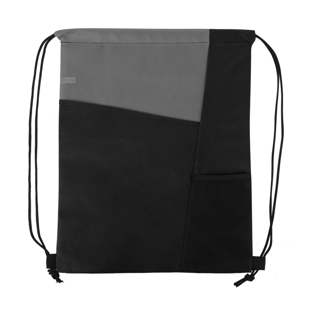 Three-Colored Drawstring Backpack