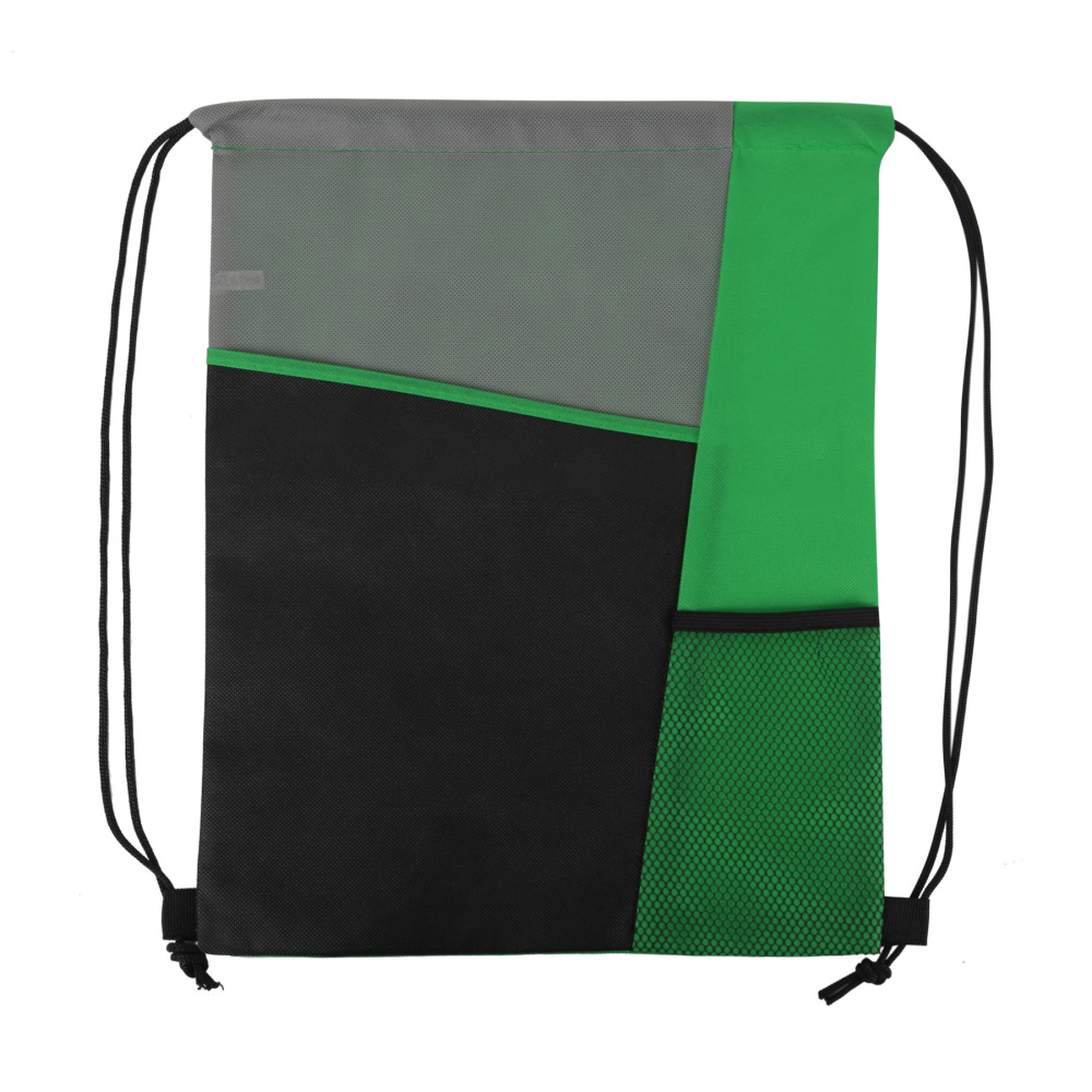 Three-Colored Drawstring Backpack