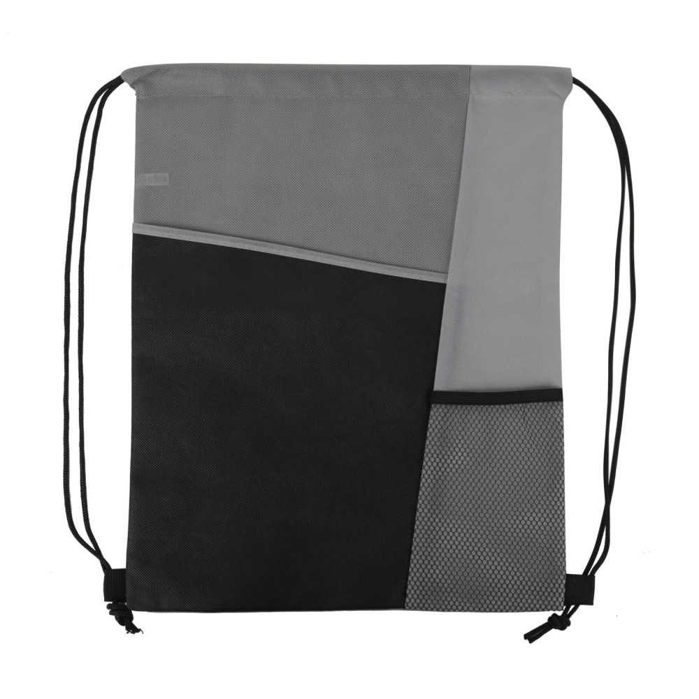 Three-Colored Drawstring Backpack