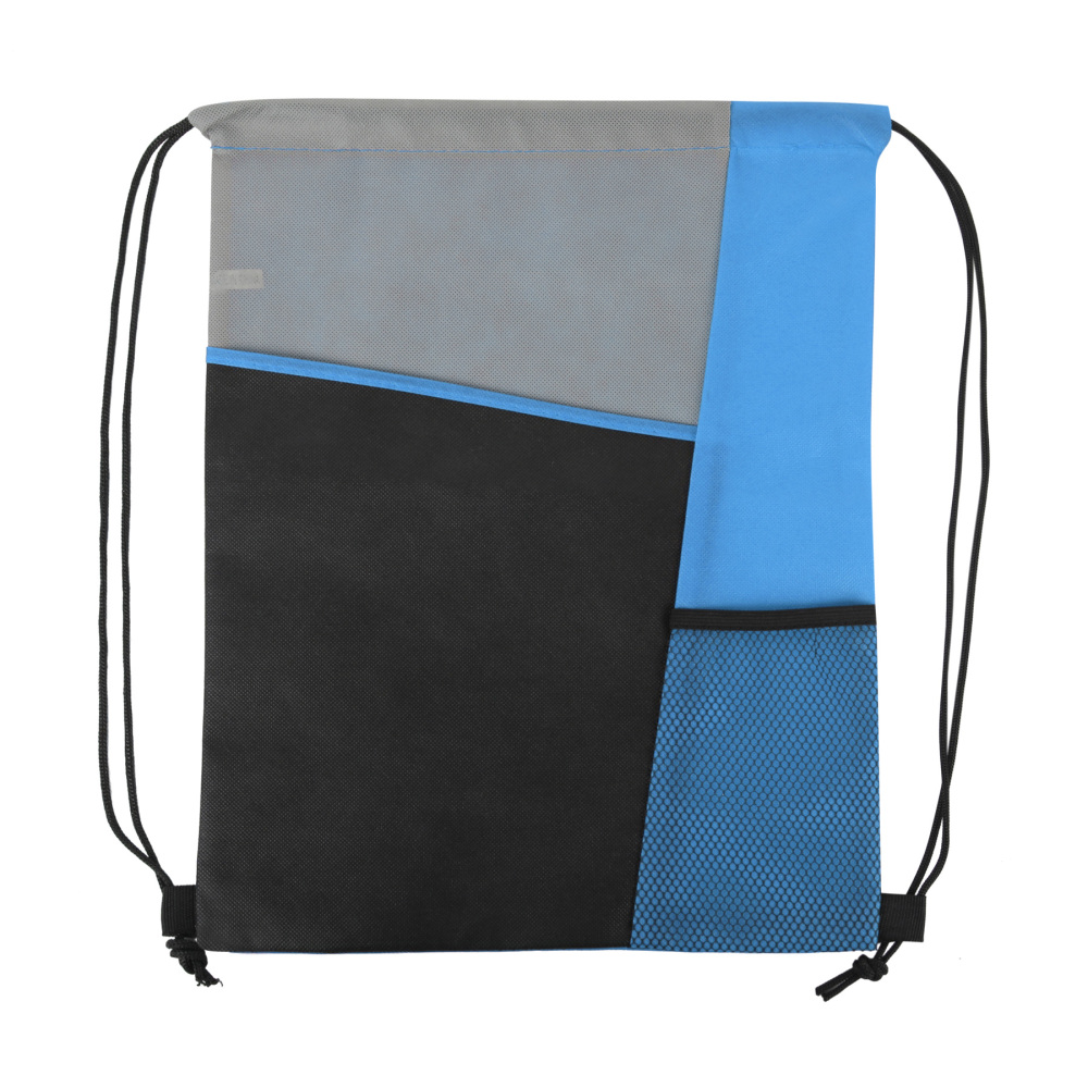 Three-Colored Drawstring Backpack