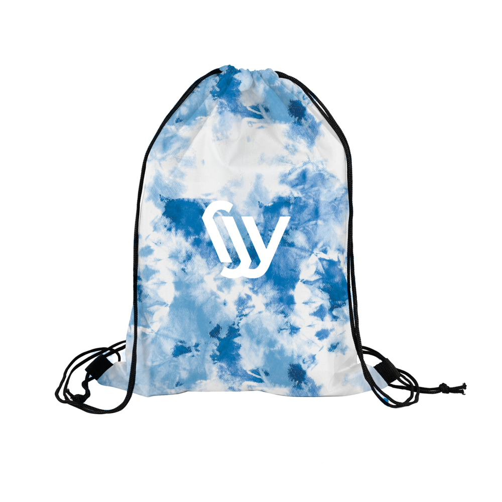 Tie Dye Drawstring Bag