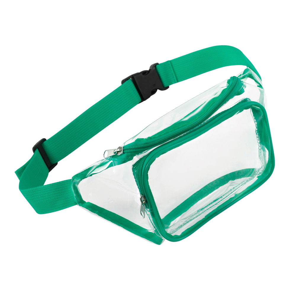 Transparent PVC Fanny Pack W/ Two Pockets