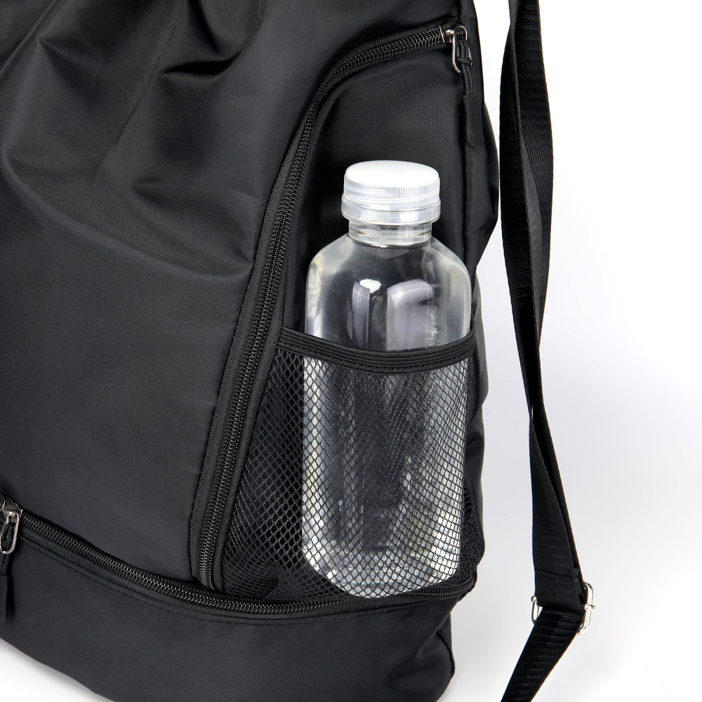 Lightweight Drawstring Backpack Featuring Shoe Compartment