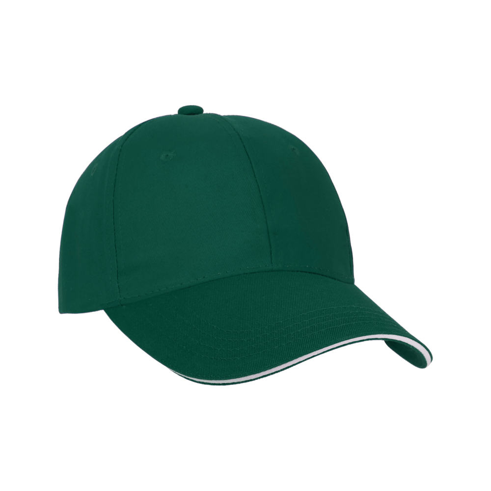 Classic 6-Panel Cotton Twill Sandwich Cap