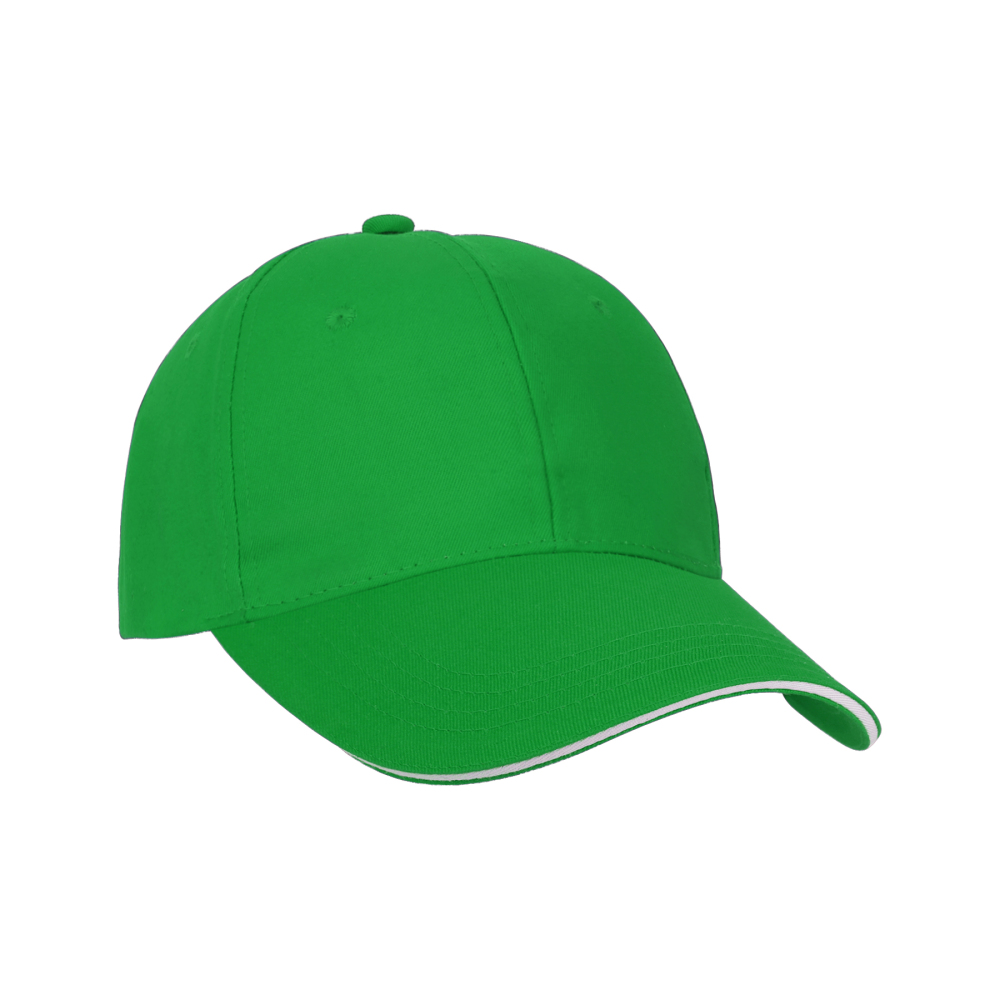 Classic 6-Panel Cotton Twill Sandwich Cap