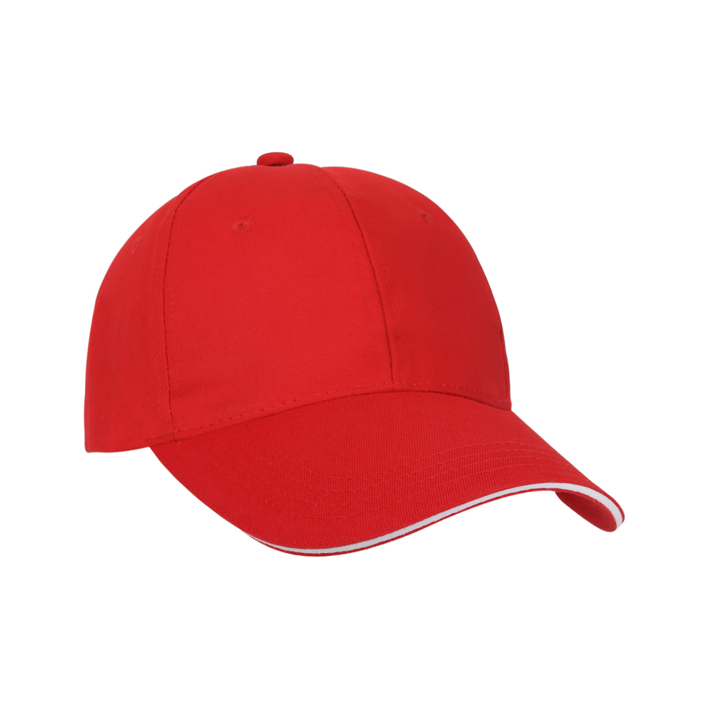 Classic 6-Panel Cotton Twill Sandwich Cap
