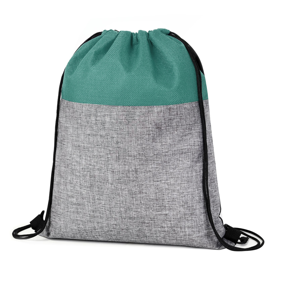 Heathered Jute Drawstring Bag