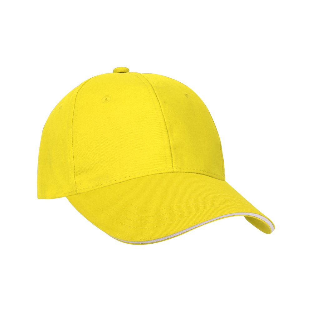 Classic 6-Panel Cotton Twill Sandwich Cap
