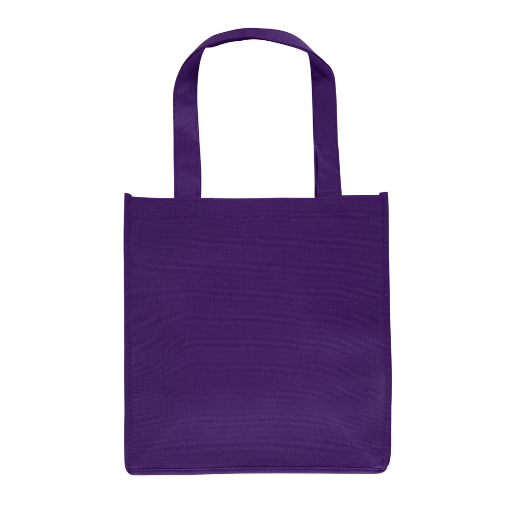 Reusable Non-woven Grocery Tote Bags（12'' x 13'' x 8''）
