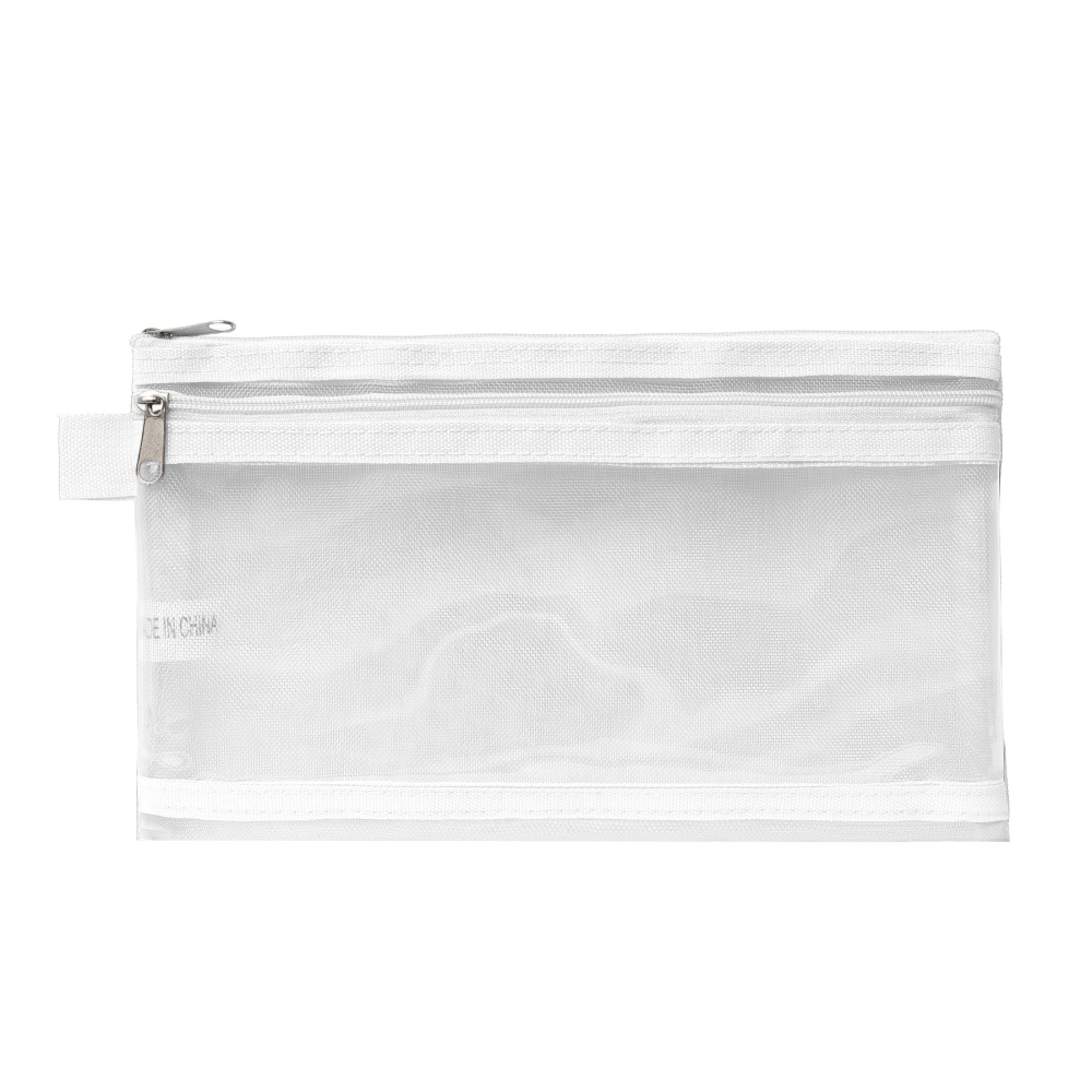 Double Pocket Mesh Pen Case