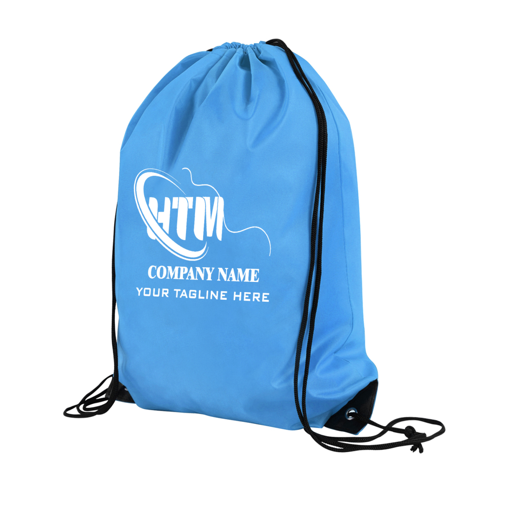 Compact Polyester Drawstring Backpack