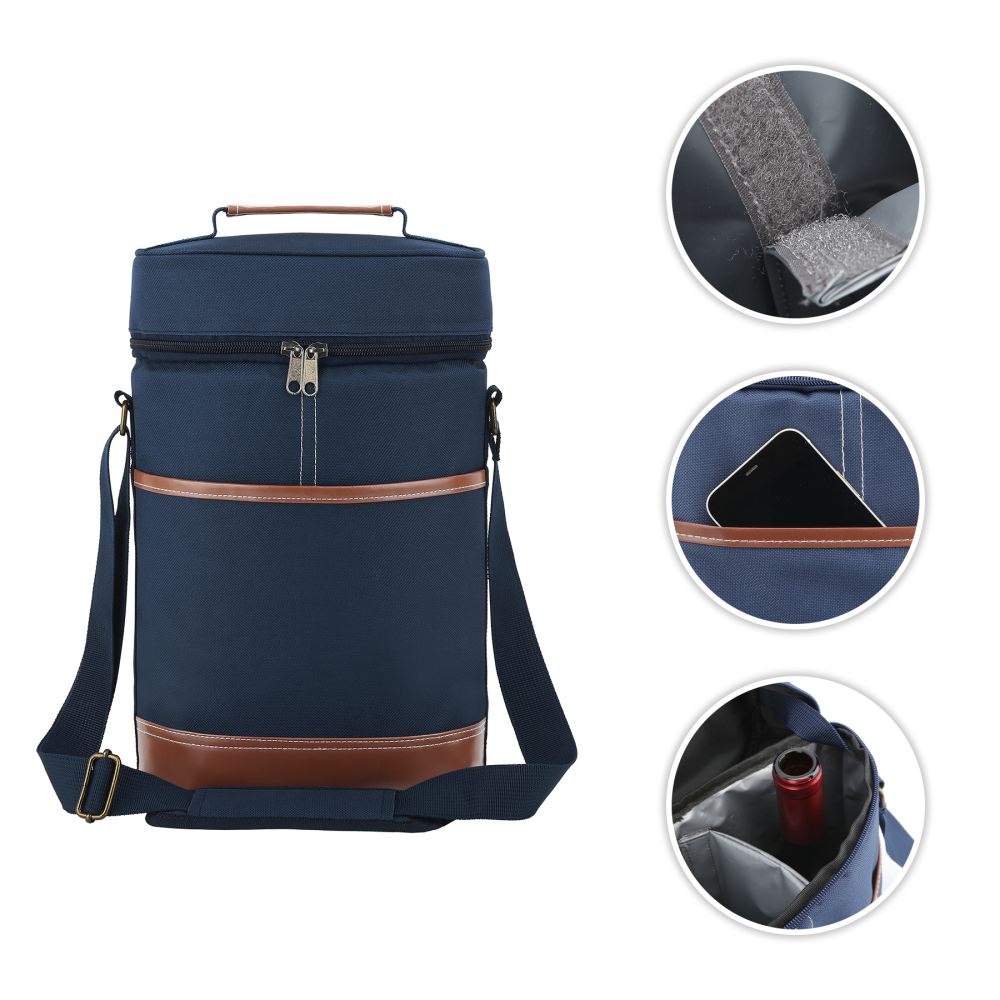 Insulated Double Wine Cooler Bag
