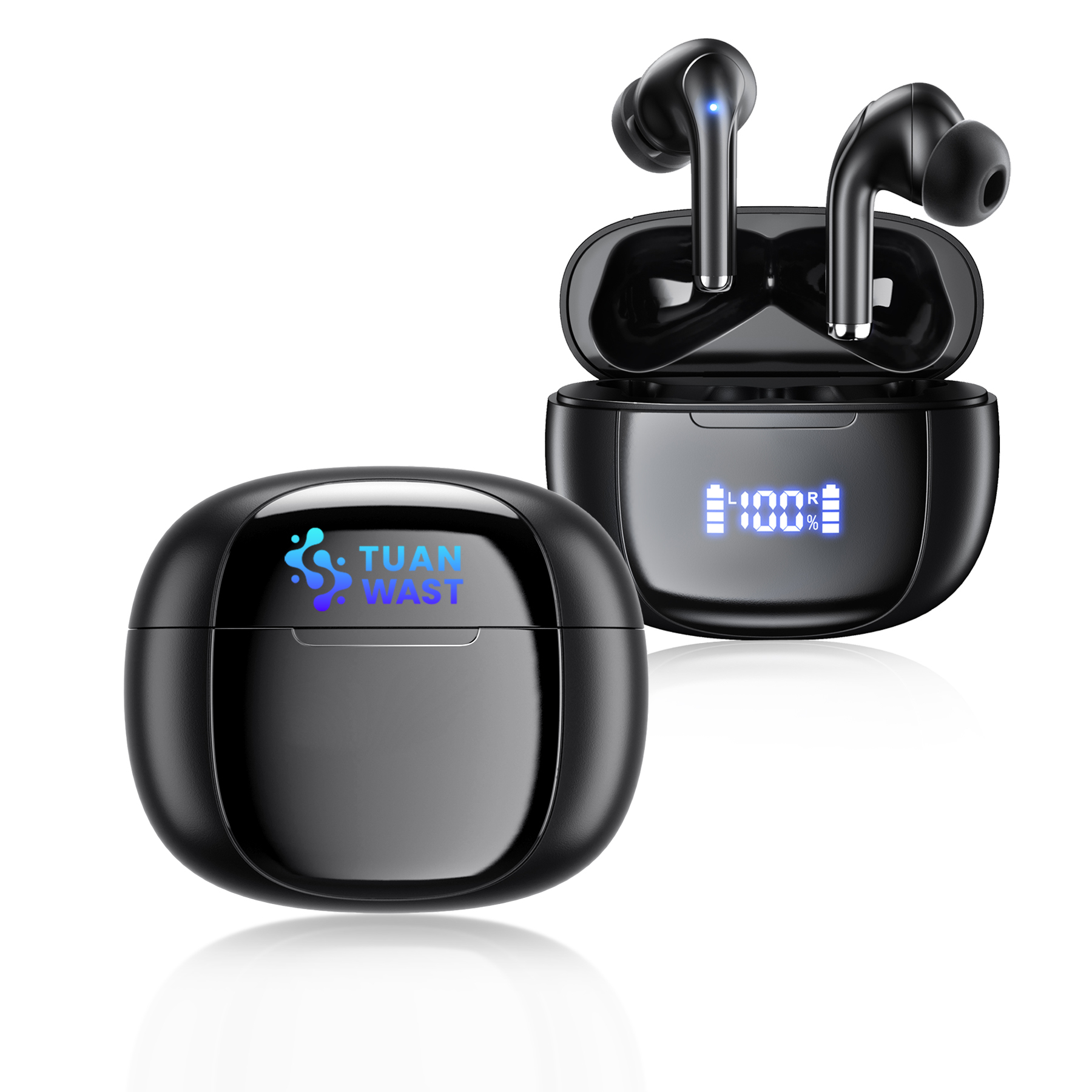Calcini® TWS Bluetooth 5.3 In-Ear Headphones with Case