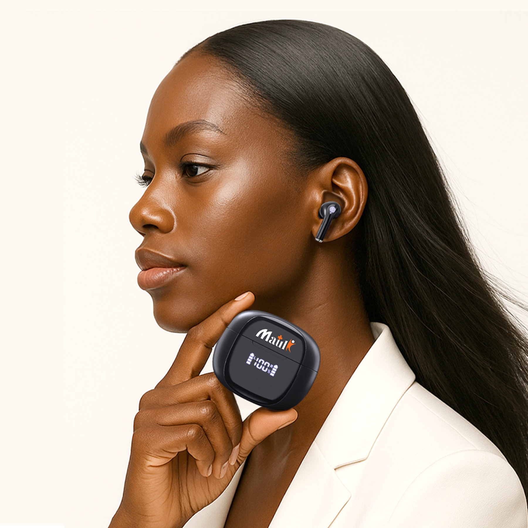 Calcini® TWS Bluetooth 5.3 In-Ear Headphones with Case