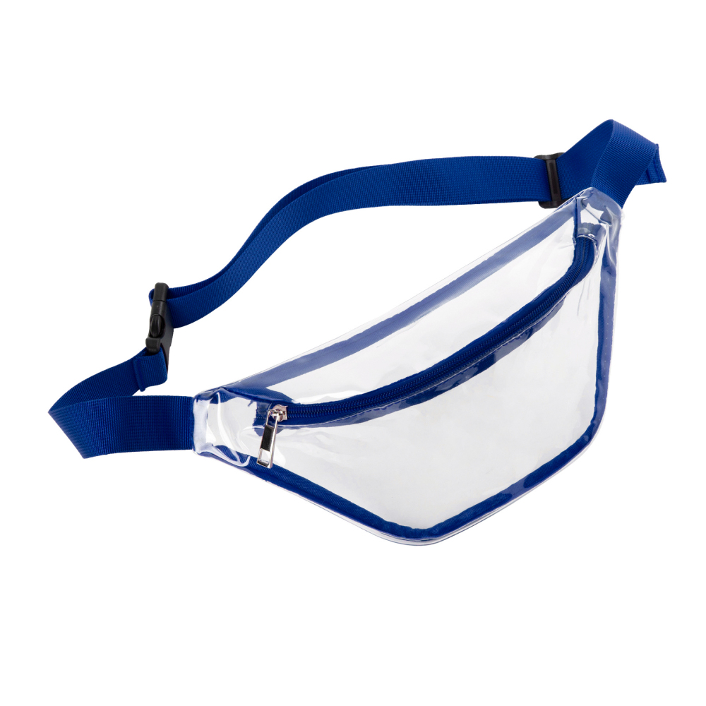 Clear PVC Fanny Pack Bag W/Zipper Pocket