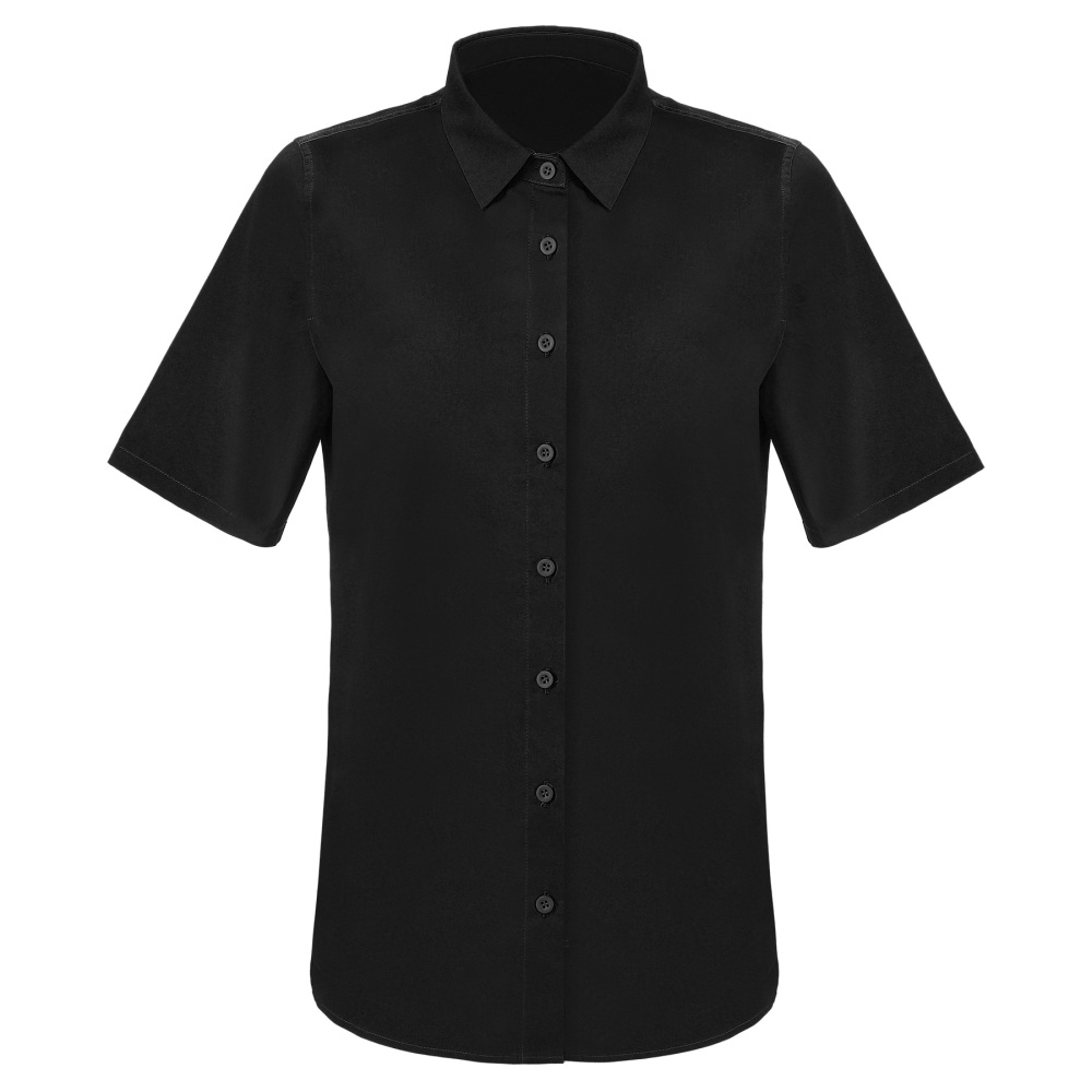 Ladies‘ Button - Down Collar Twill Shirt, Short Sleeve