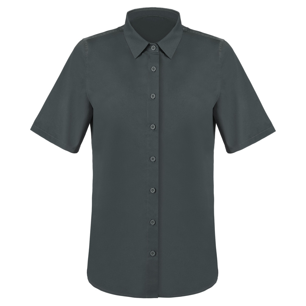 Ladies‘ Button - Down Collar Twill Shirt, Short Sleeve