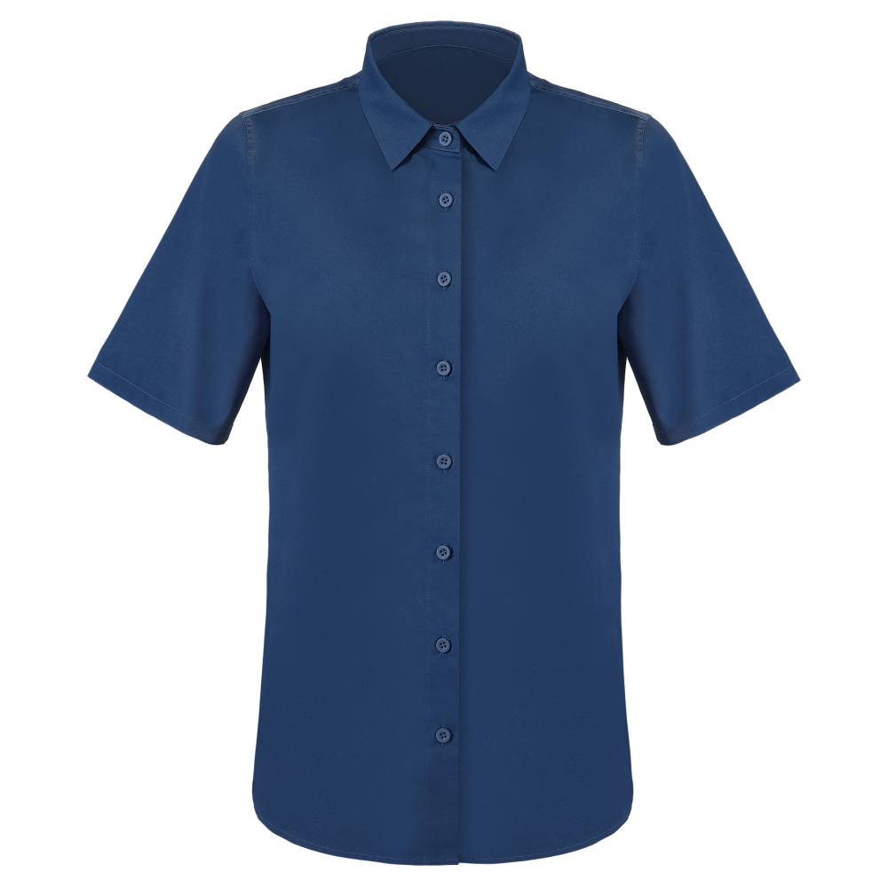 Ladies‘ Button - Down Collar Twill Shirt, Short Sleeve