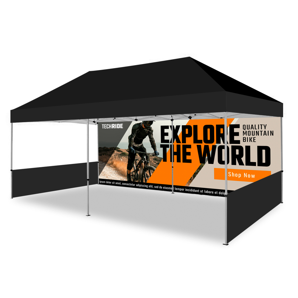 20' Custom Printed Tent Back Wall