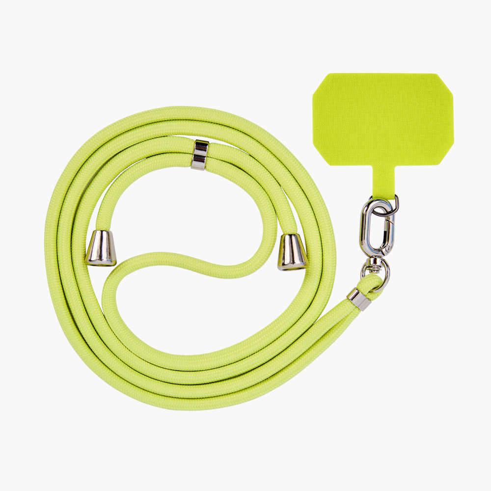 6 mm Braided Rope Phone Lanyard with Printed Reinforced Tether Tab