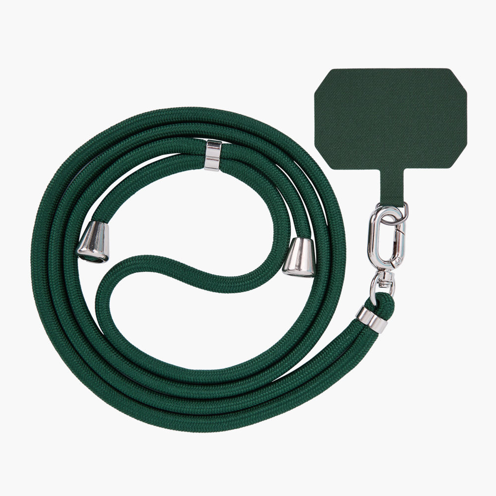 6 mm Braided Rope Phone Lanyard with Printed Reinforced Tether Tab