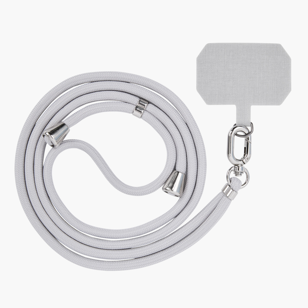 6 mm Braided Rope Phone Lanyard with Printed Reinforced Tether Tab