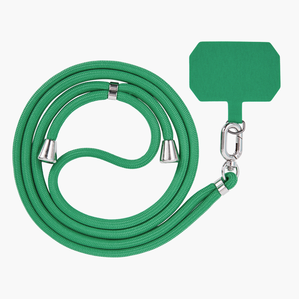 6 mm Braided Rope Phone Lanyard with Printed Reinforced Tether Tab