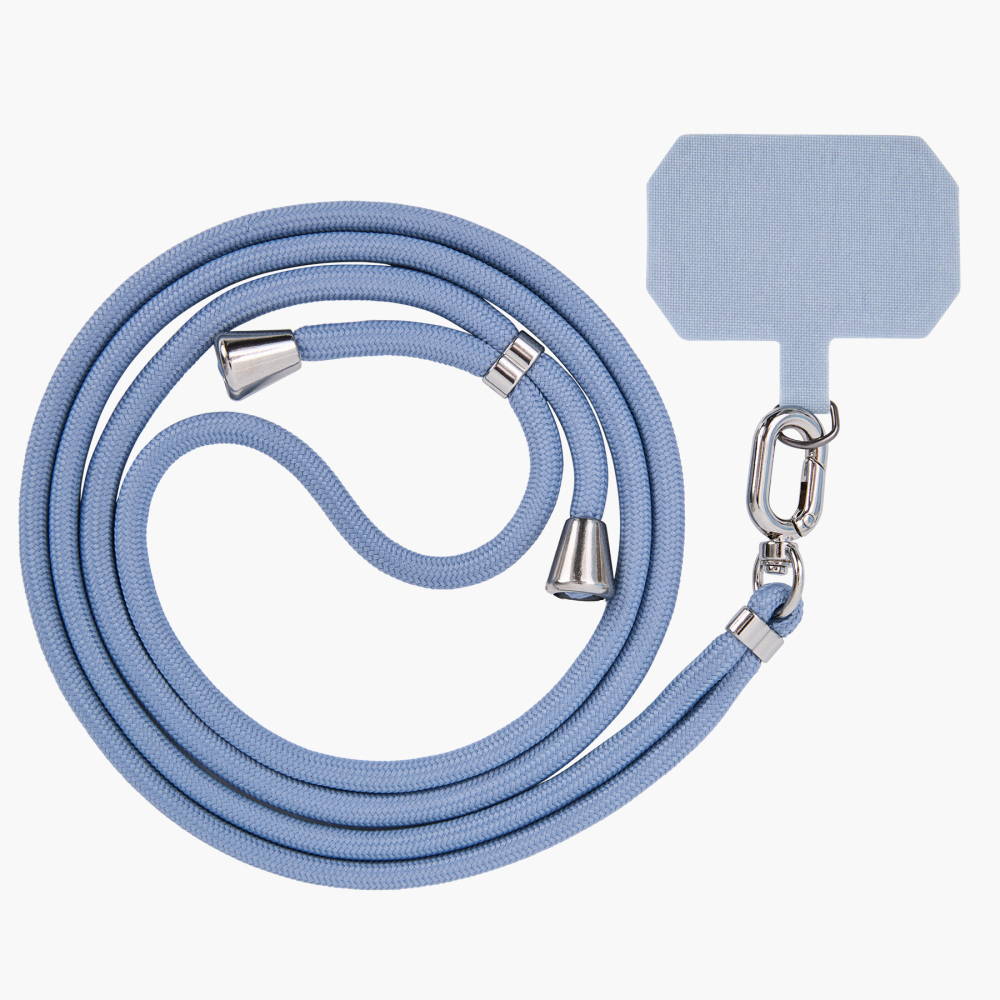 6 mm Braided Rope Phone Lanyard with Printed Reinforced Tether Tab