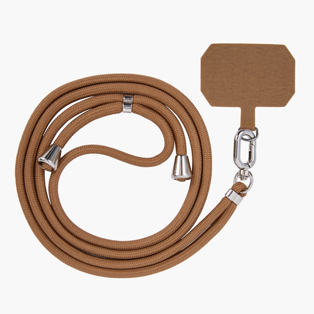 6 mm Braided Rope Phone Lanyard with Printed Reinforced Tether Tab