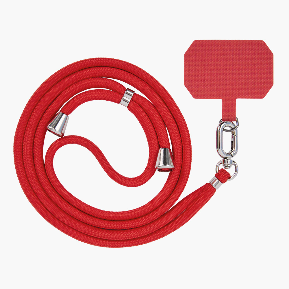 6 mm Braided Rope Phone Lanyard with Printed Reinforced Tether Tab