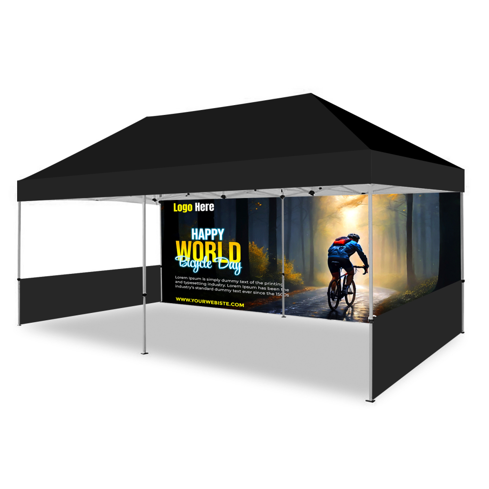 20' Custom Printed Tent Back Wall