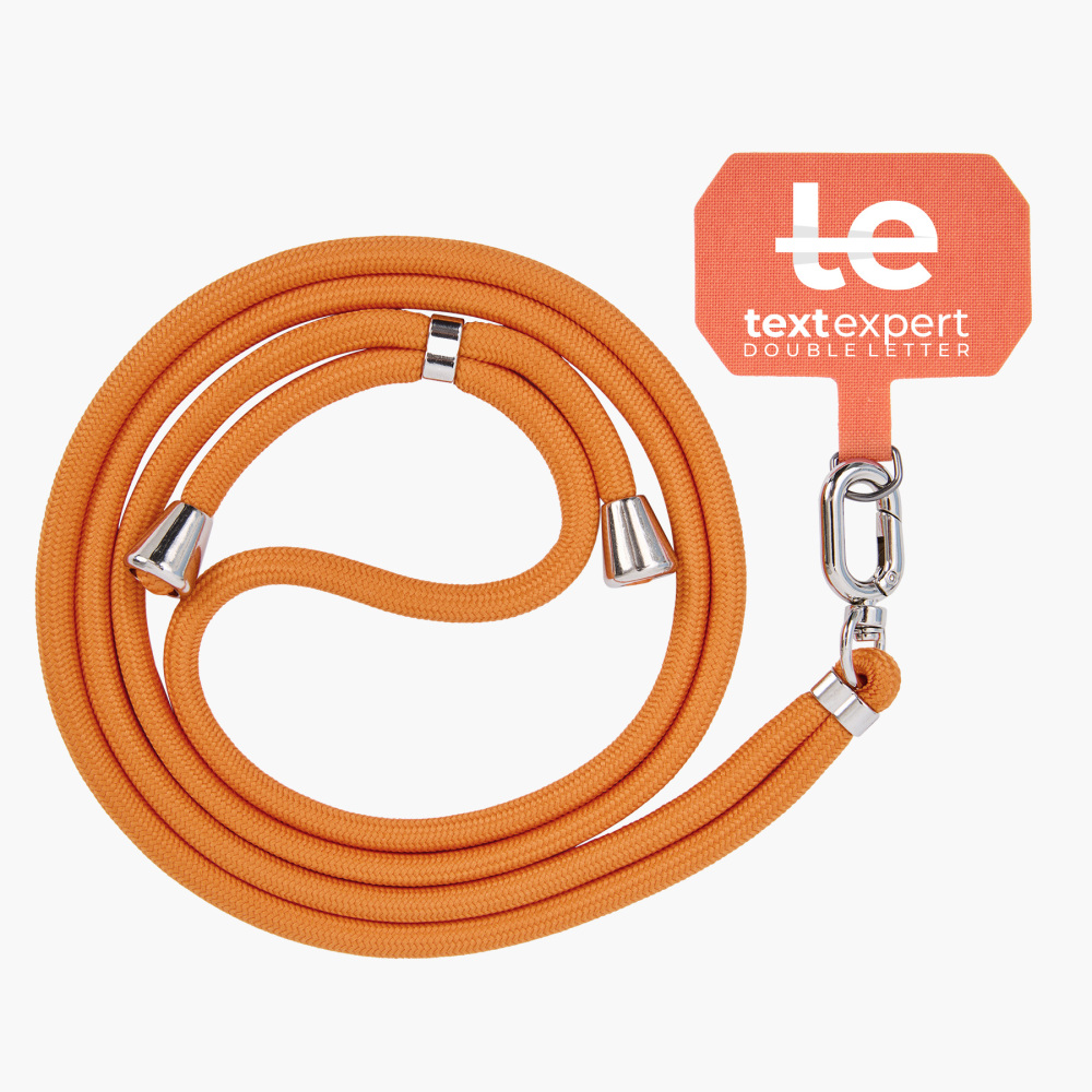 6 mm Braided Rope Phone Lanyard with Printed Reinforced Tether Tab