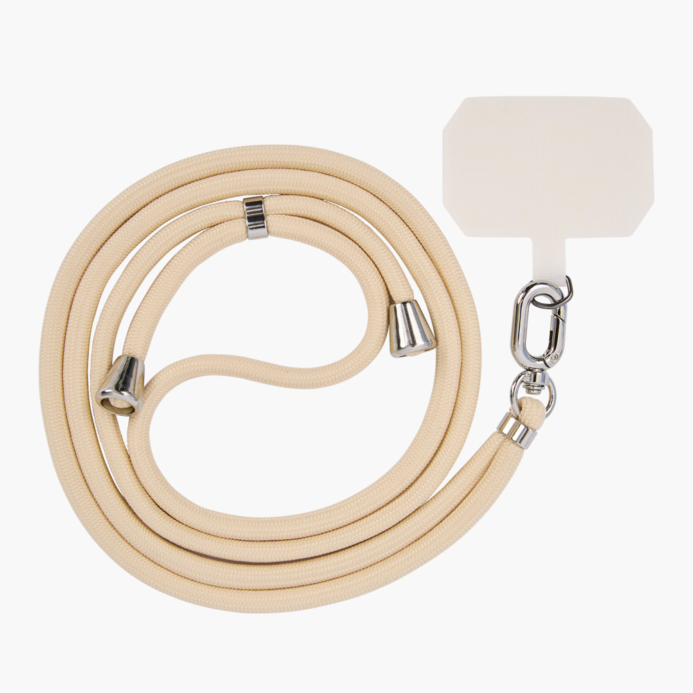 6 mm Braided Rope Phone Lanyard with Printed Reinforced Tether Tab