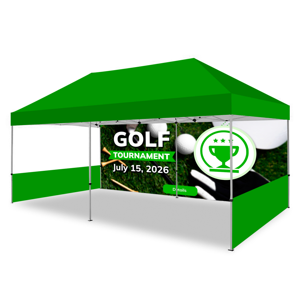 20' Custom Printed Tent Back Wall