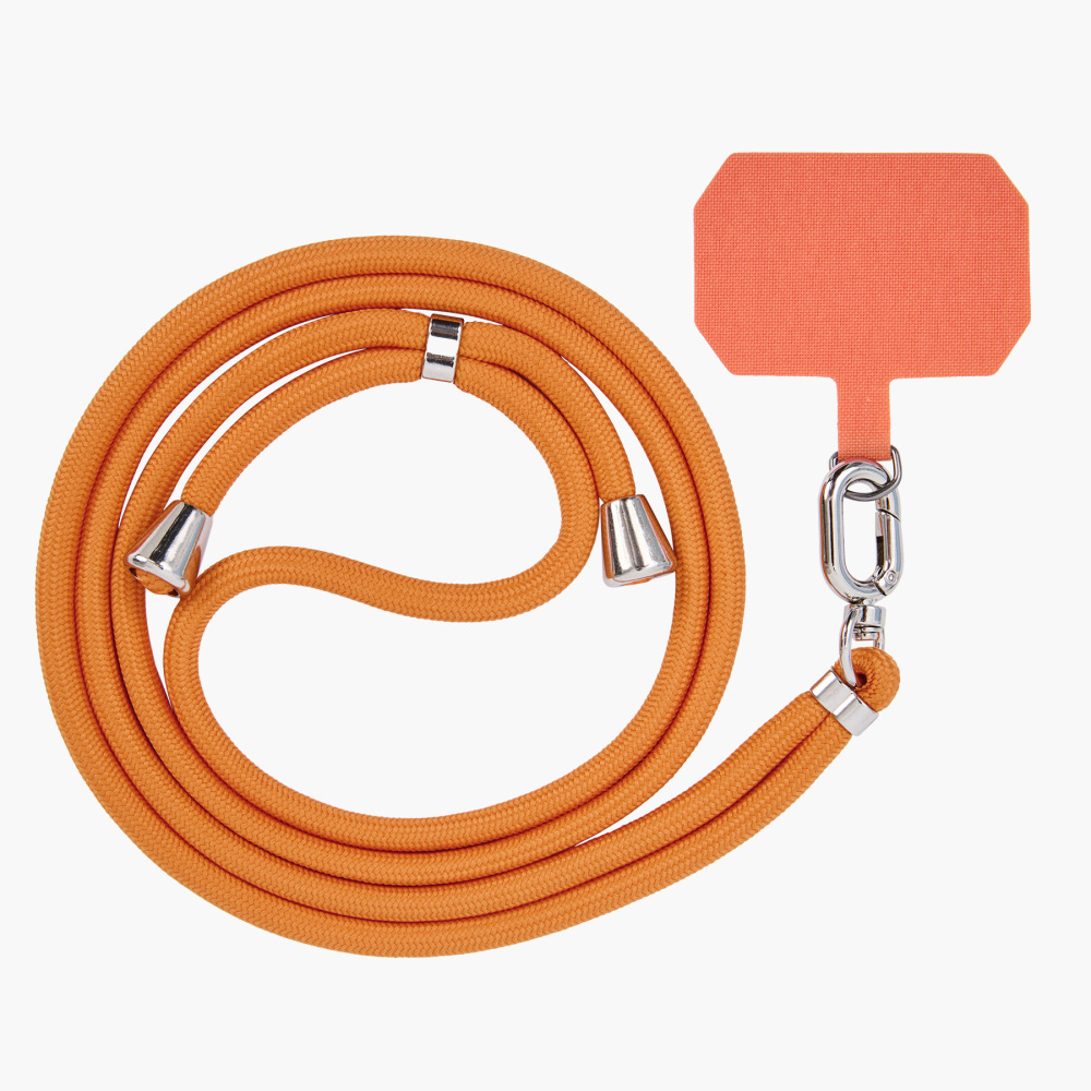 6 mm Braided Rope Phone Lanyard with Printed Reinforced Tether Tab