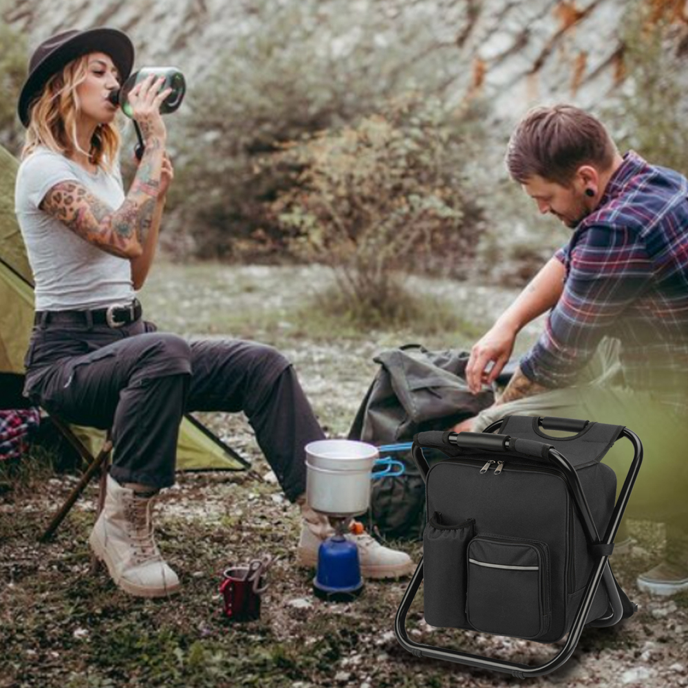 Tri-Function Foldable Cooler Backpack Chair