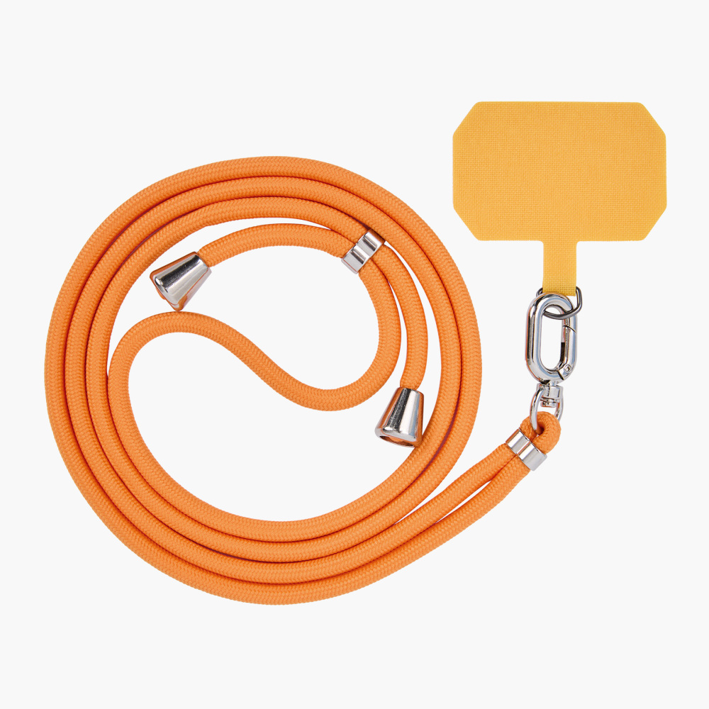 6 mm Braided Rope Phone Lanyard with Printed Reinforced Tether Tab