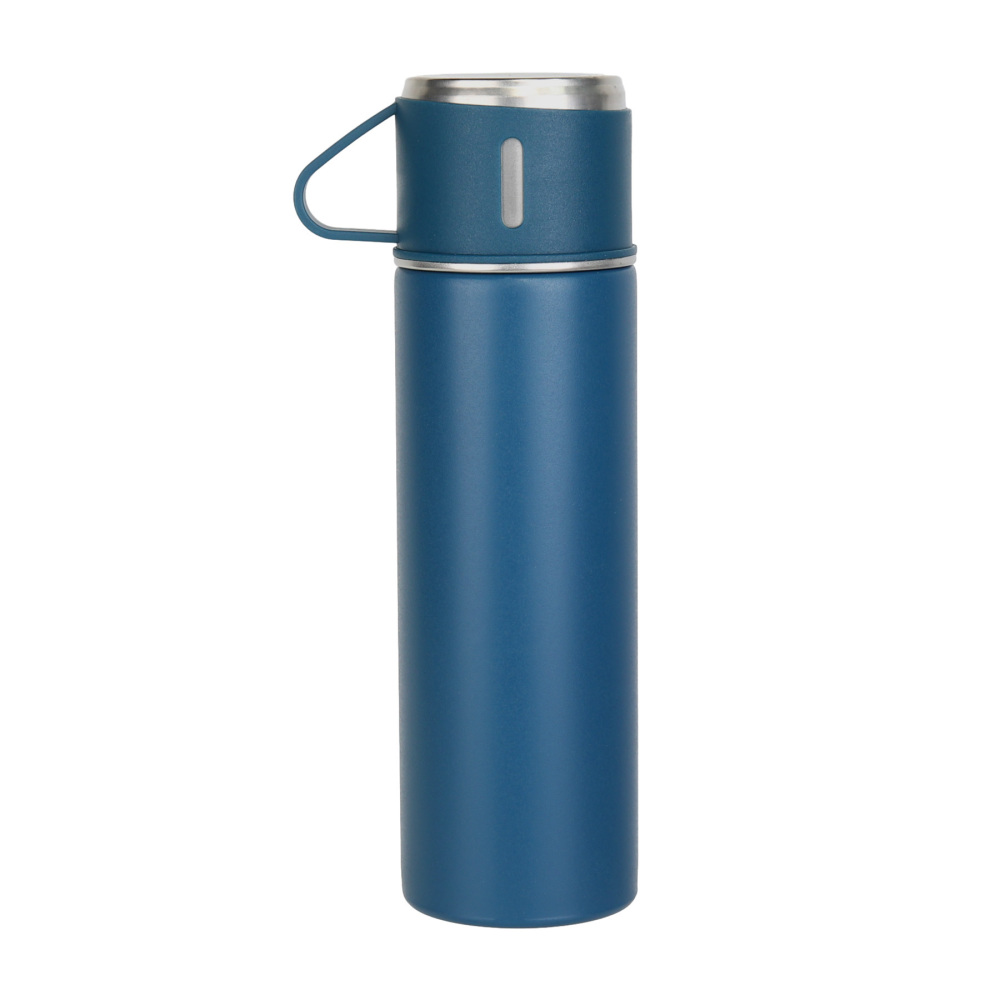 17oz Vacuum-Insulated Stainless Steel Bottle with Cup