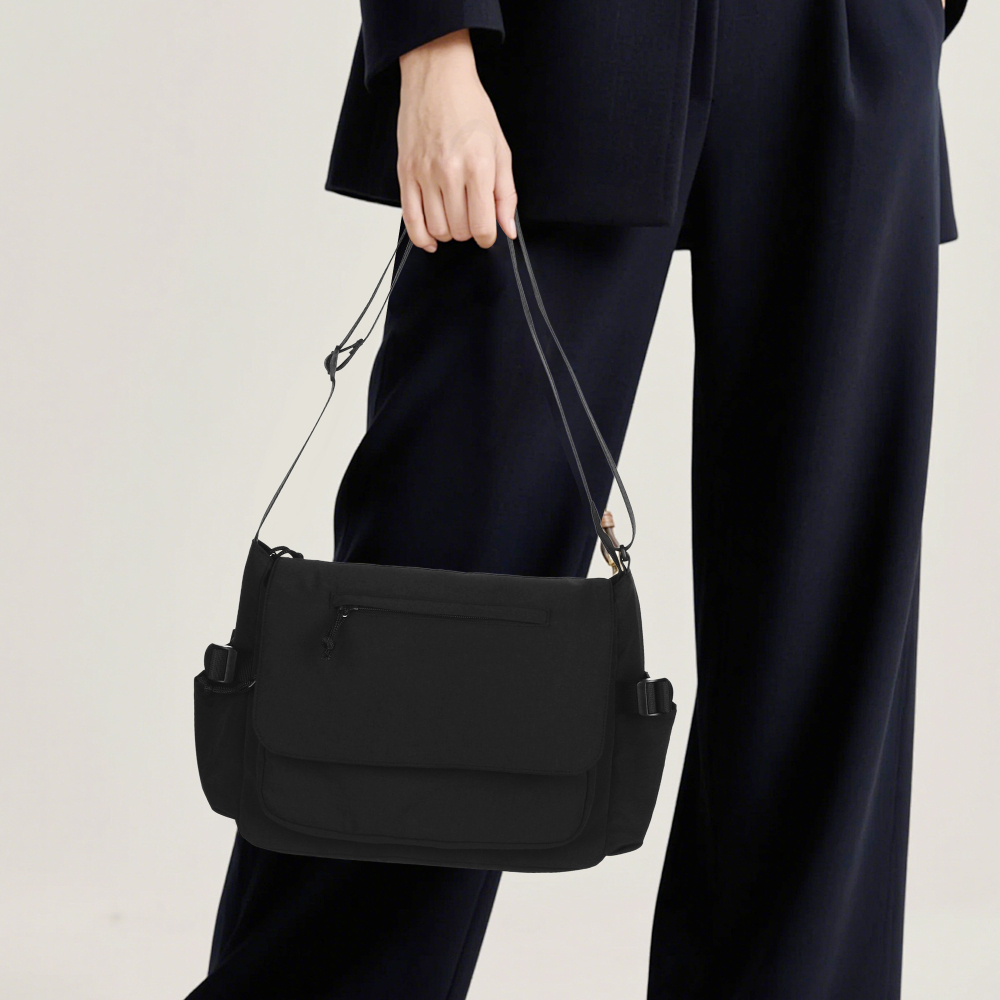 Timeless Courier-Style Shoulder Bag