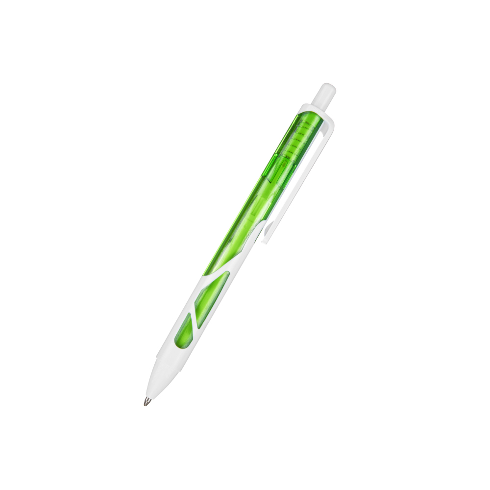 Clear-Barrel Retractable Ballpoint Pen