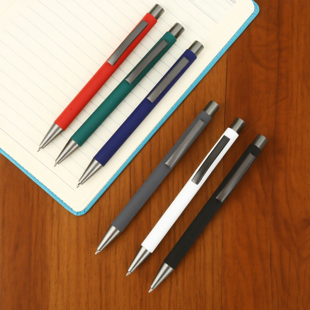 Bowie ColorJet Metal Pen with Soft Rubber Finish