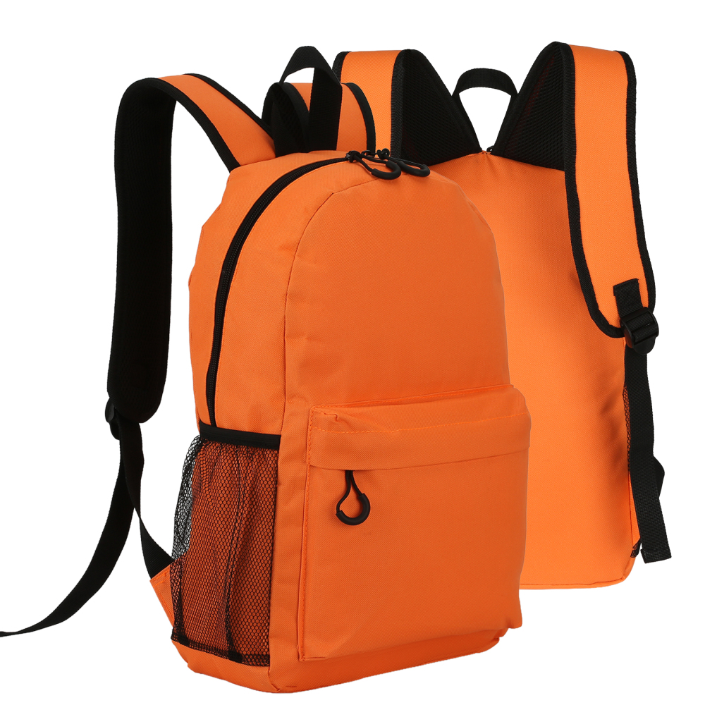 600D Heavy-Duty Backpack with Side Water Bottle Holder