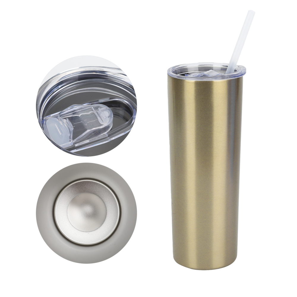 20 Oz Stainless Steel Tumbler with Slider Lid